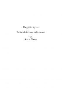 Elegy for Aylan: Page 1
